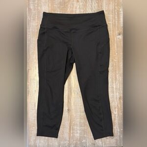 5/$15 Torrid | Ankle Length Activewear Black Leggings, Size 1x